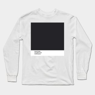 pantone 19-4007 TCX Anthracite Long Sleeve T-Shirt